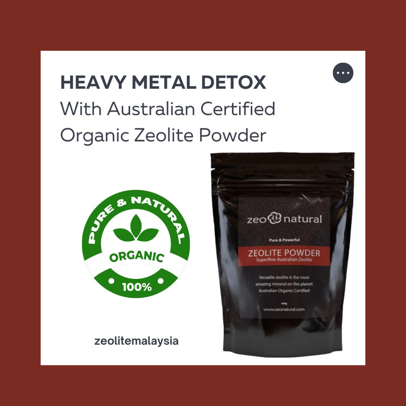 READY STOCK! Zeolite Powder Australia 400gm [Heavy Metal Detox