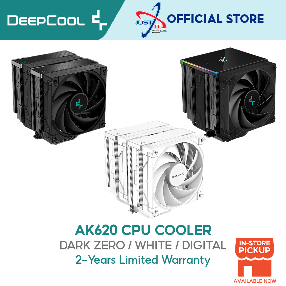 DEEPCOOL AK620 Zero Dark / White / DIGITAL CPU Cooler | Shopee Malaysia