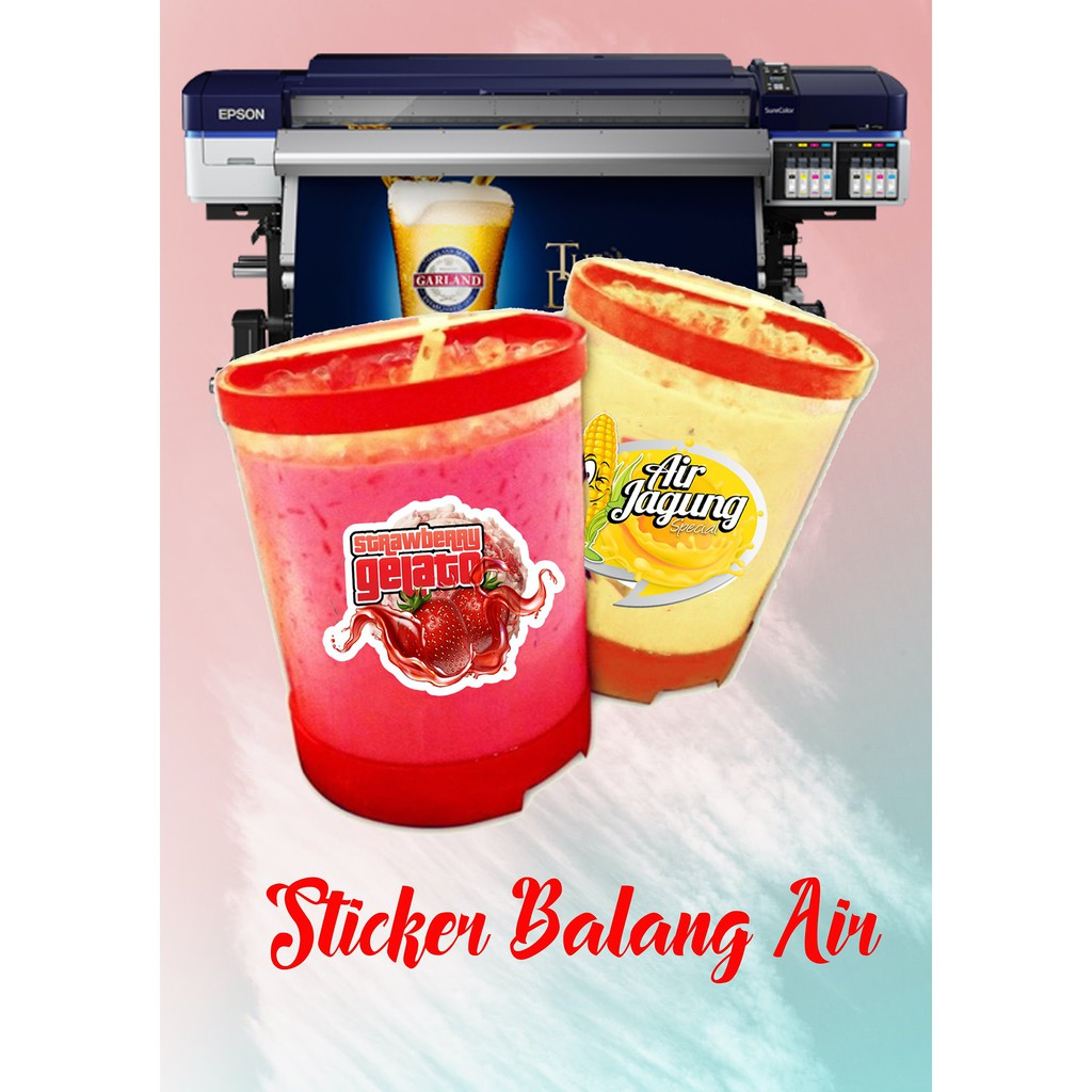 Sticker Air Balang Saiz 12x18inci Rm590pcs Shopee Malaysia 2277