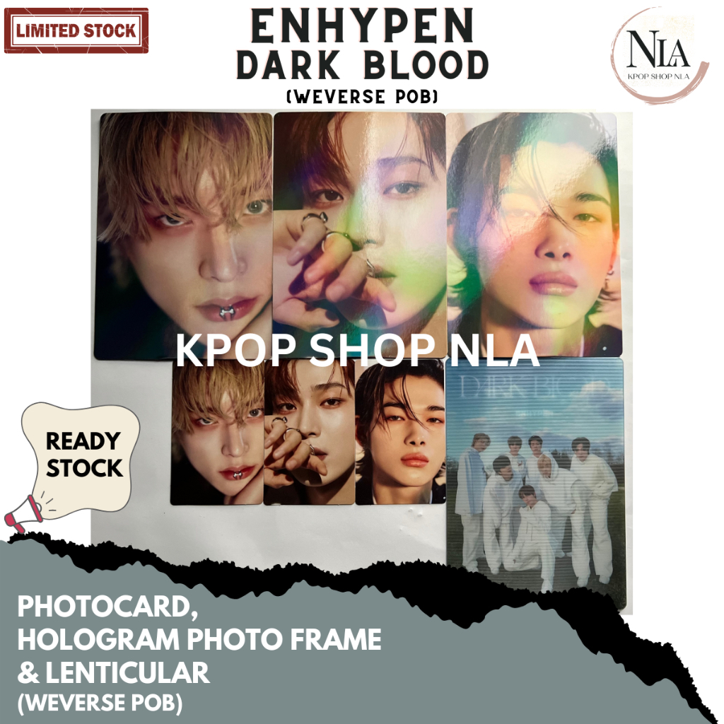 ENHYPEN WEVERSE POB Dark Blood | Shopee Malaysia