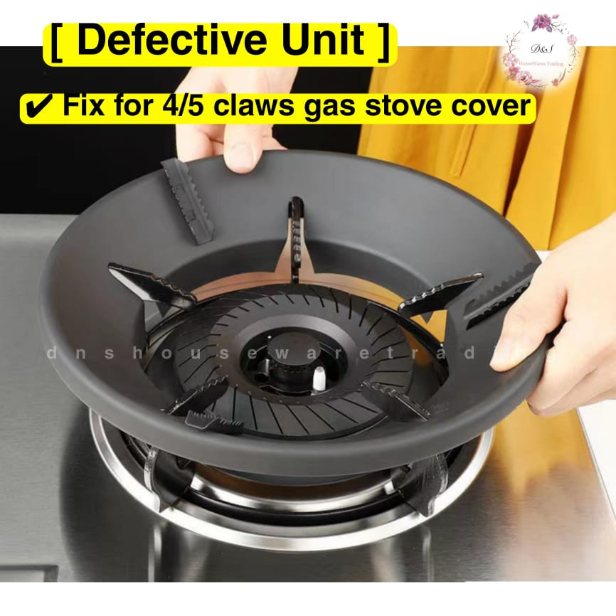 [Dented unit] NonRust Windproof Energy Saving Gas Stove Cover Penutup Dapur Gas Penjimatan