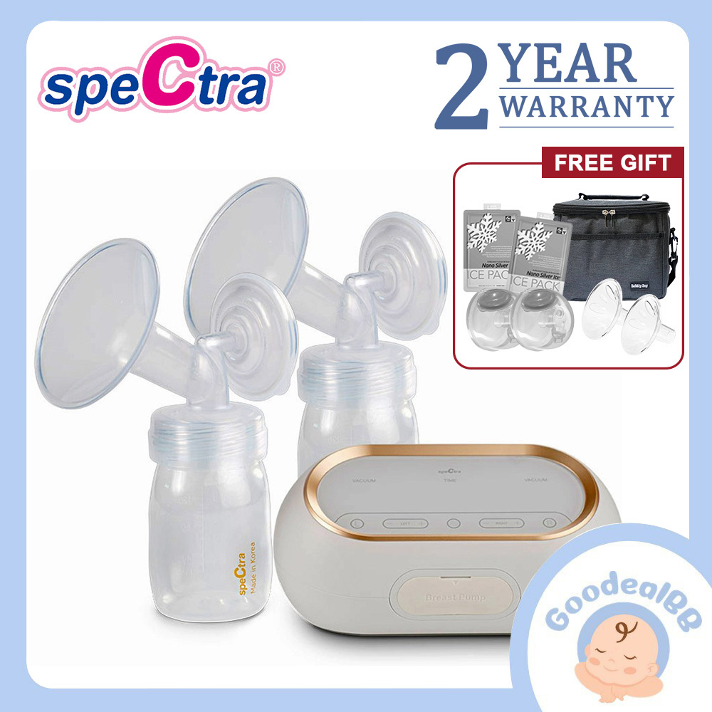 Spectra Dual Compact Portable Electric Breast Pump Set