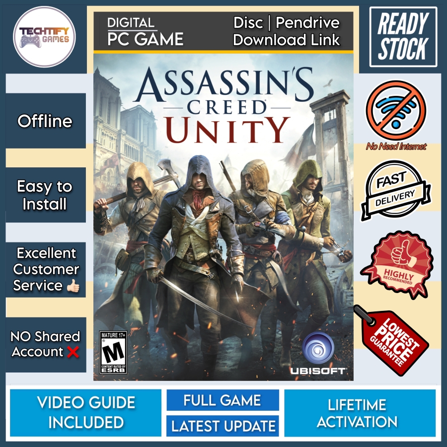 Pc Game Assassins Creed Unity Gold Edition V All Dlcs