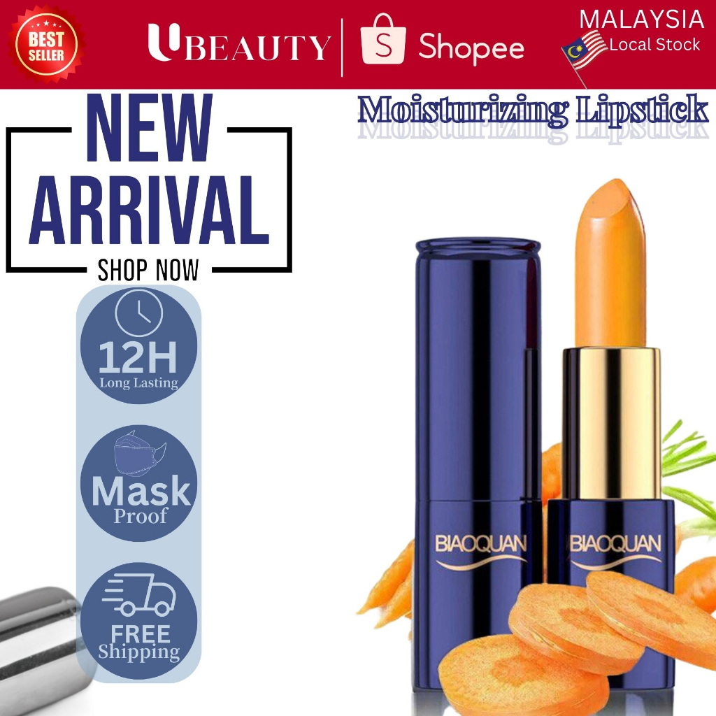 uBeauty Karotin Lipstick - Organic, No-Smudge, Waterproof Lipmatte ...