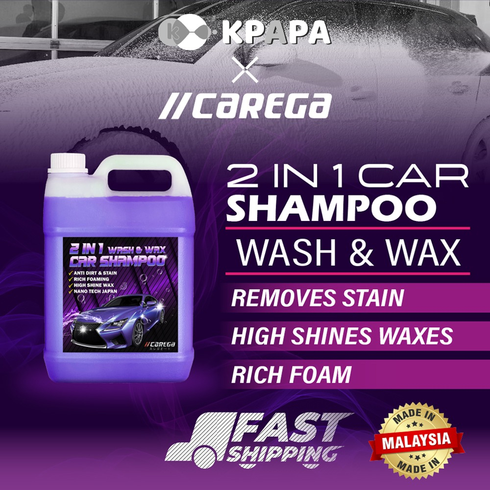 CAREGA Ultimate Nano Wash Car Wash Shampoo Nano Wash High Quality