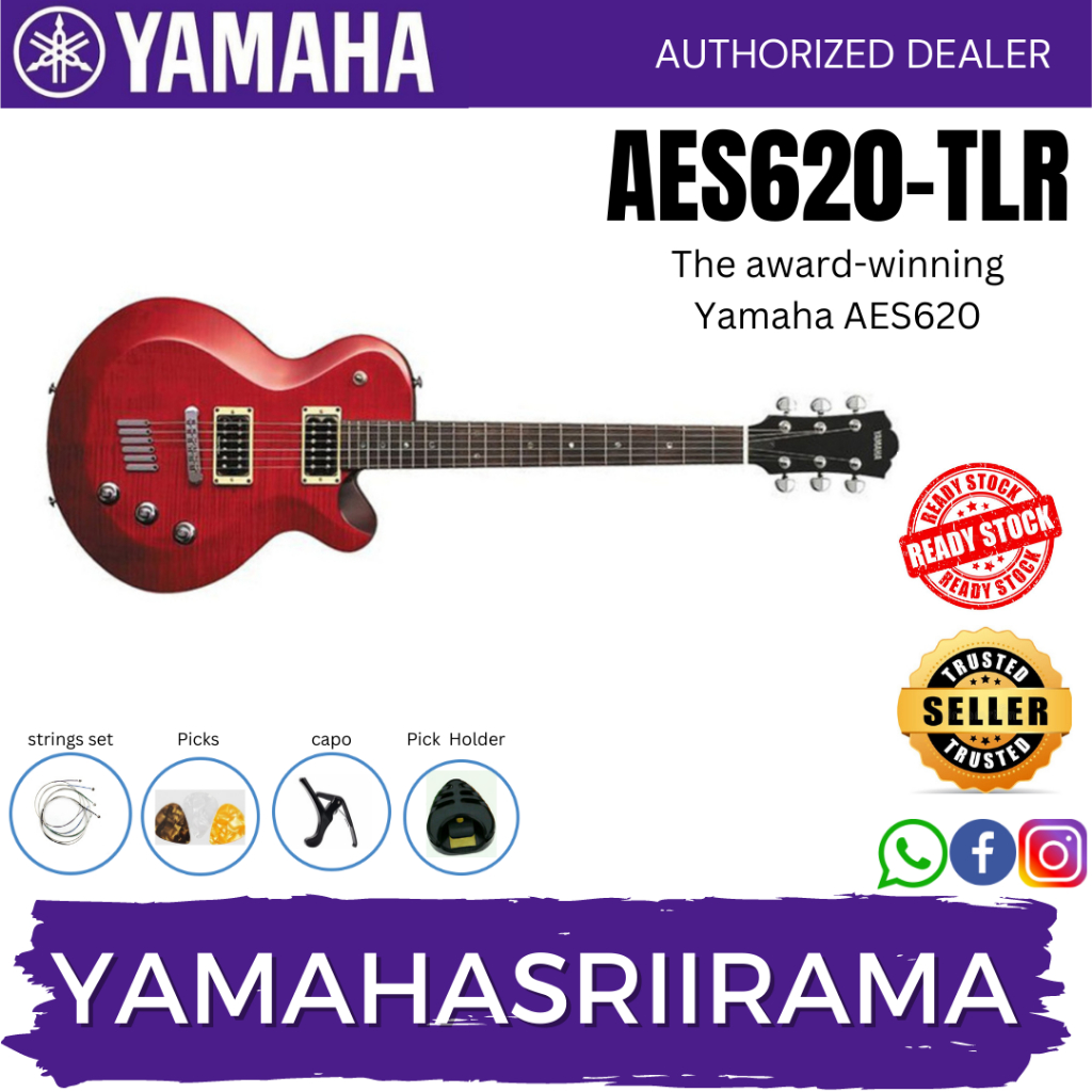 Yamaha AES620 Translucent Red ROCK ON! Electric Guitar (AES620 / AES