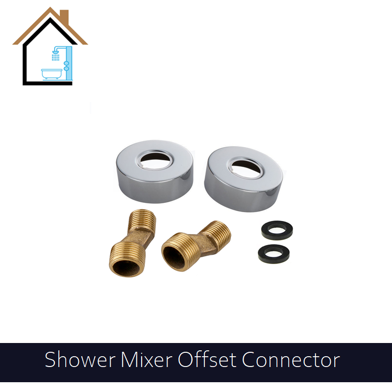 Shower Wall Mount Adaptor Shower Mixer Offset Connector Shower Mixer
