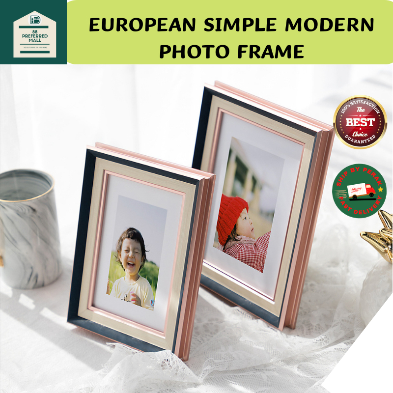 European Simple Modern photo frame light luxury photo frame setting
