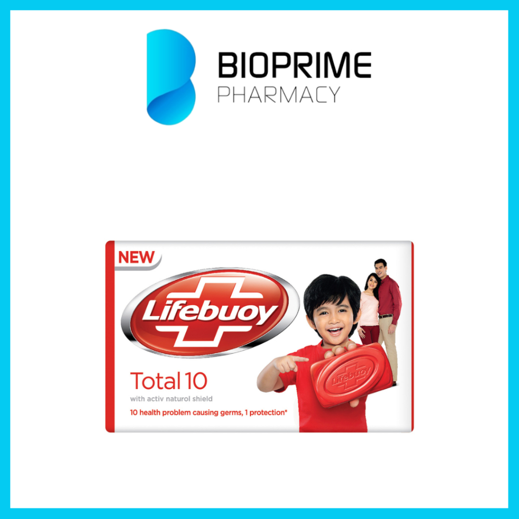 Lifebuoy Total 10 Anti-Bacterial Soap Bar, Hand wash Soap 110g | Shopee ...