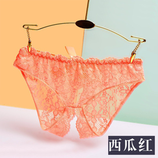 💕Sexy Plus size Lace Underwear💕Lady women open crotch Panties Underwear  can fit up to 110kg 性感开洞内裤 Psn P14