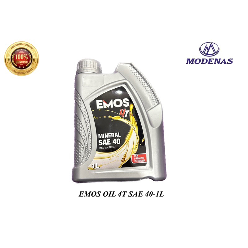 EMOS Engine Oil 4T (1L) | Shopee Malaysia