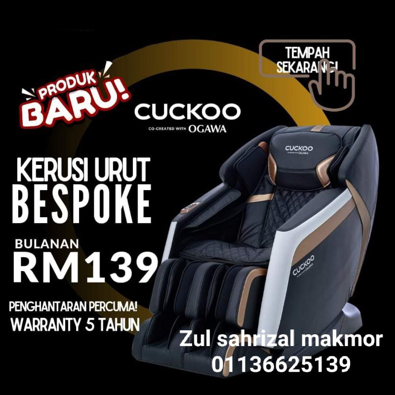 KERUSI URUT BESPOKE OGAWA Shopee Malaysia
