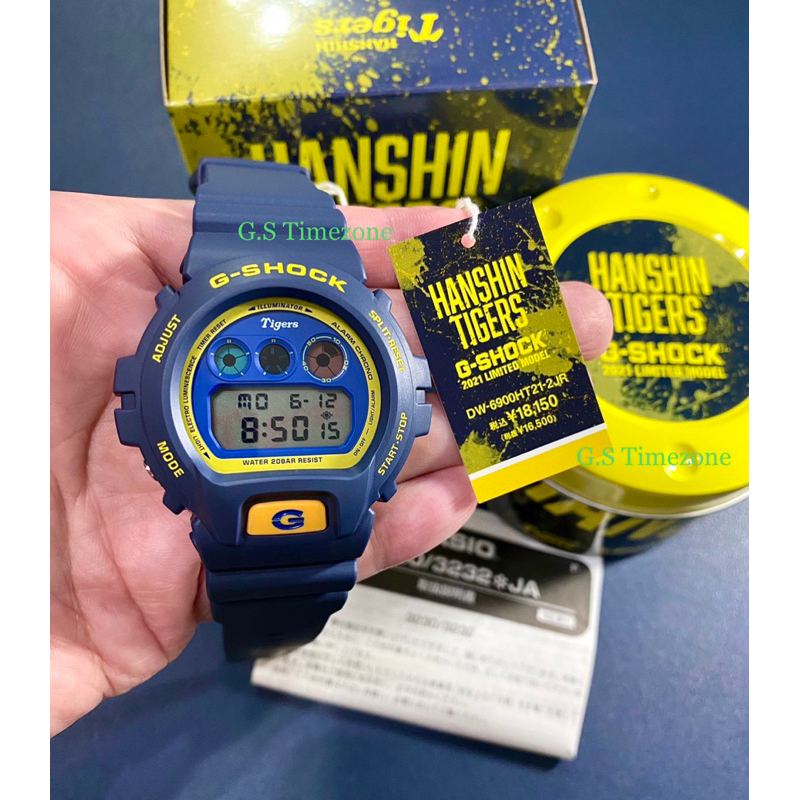 Casio G-Shock DW-6900HT21-2JR / DW-6900HT21 collaborate with HANSHIN TIGERS  2021