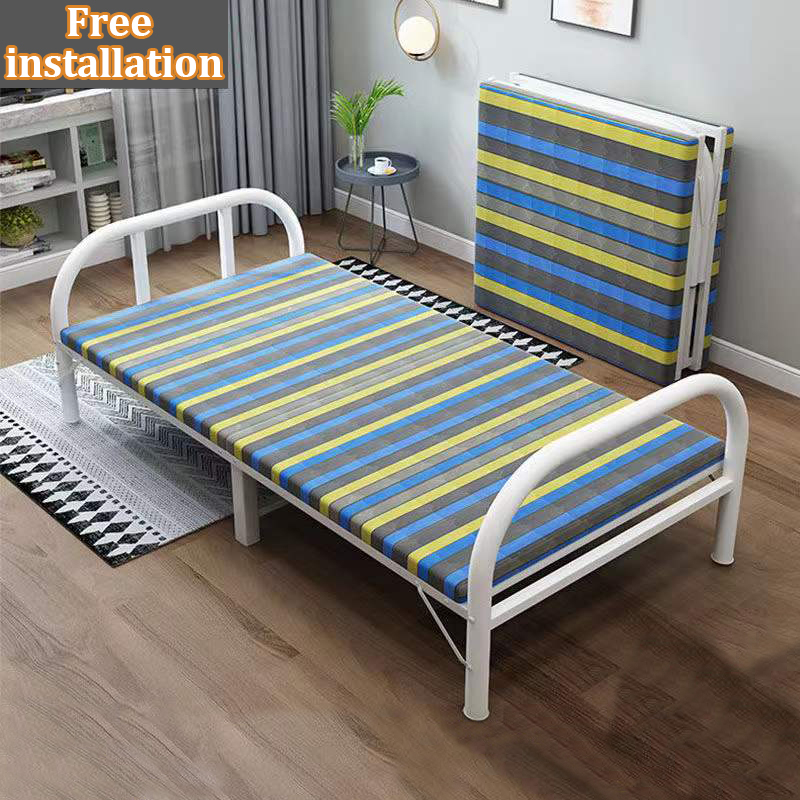 Katil Lipat Foldable Bed Frame Single Bed Frame Katil Besi Ready Stock 