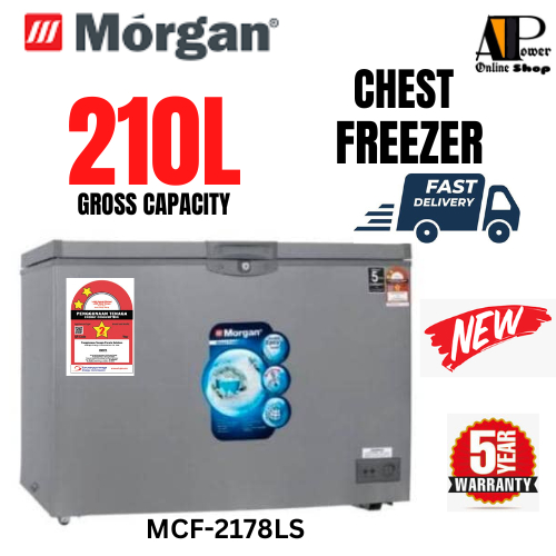 Chest Freezer MCF2178LS (210L GREY) MCFEVEREST 20 (205L WHITE