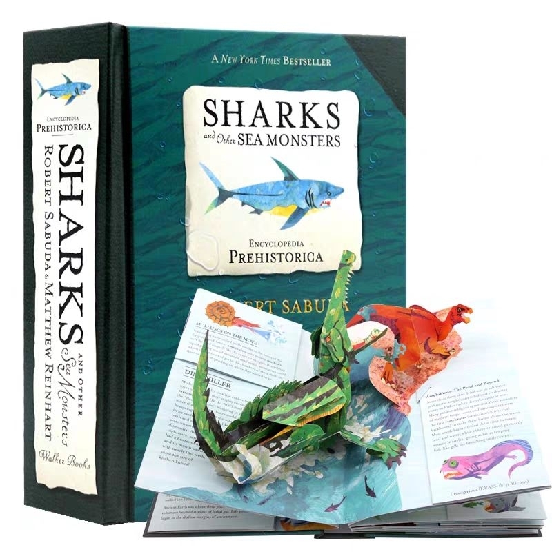 [C&K] Sharks and Other Sea Monsters Encyclopedia Prehistorical 3D Pop ...