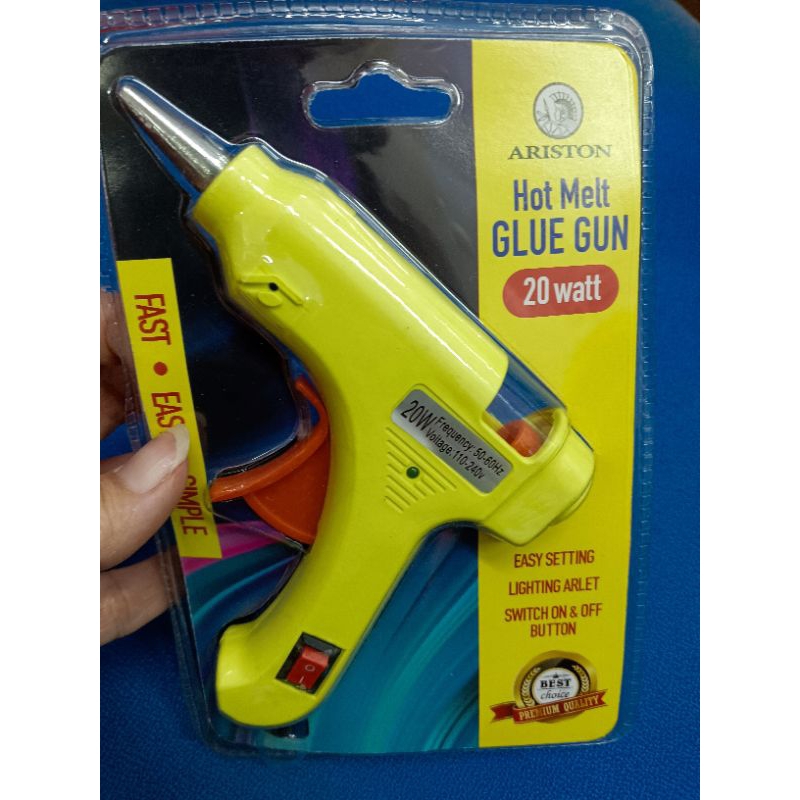 👍 Ready Stock🔥🔥🔥 Electric Hot Melt Glue Gun 20w wt pcs Adhesive