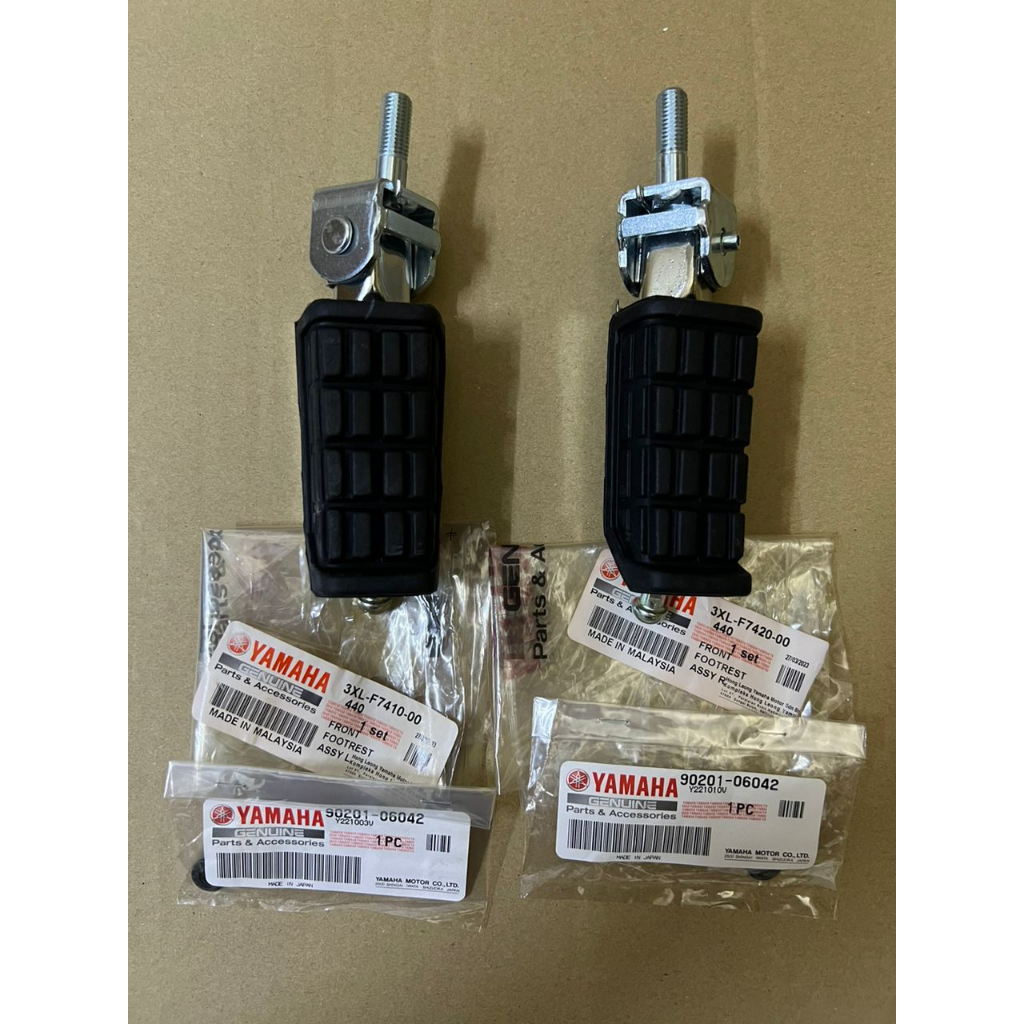 YAMAHA RXZ CATALYZER FOOTREST DEPAN 100% ORI HLY | Shopee Malaysia
