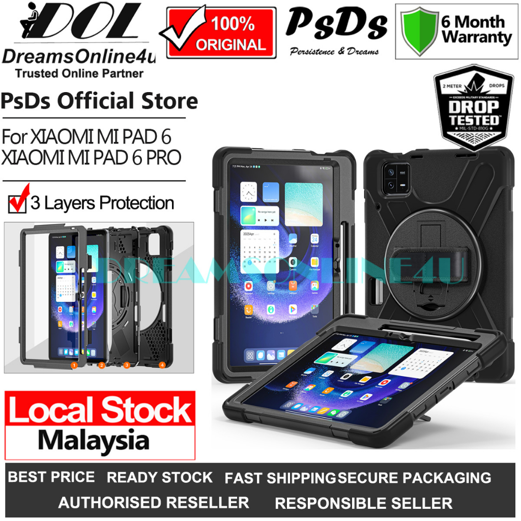 PsDs PirateKing Xiaomi Pad 6 Xiaomi Pad 6 Pro 2023 360 Rotation Anti ...