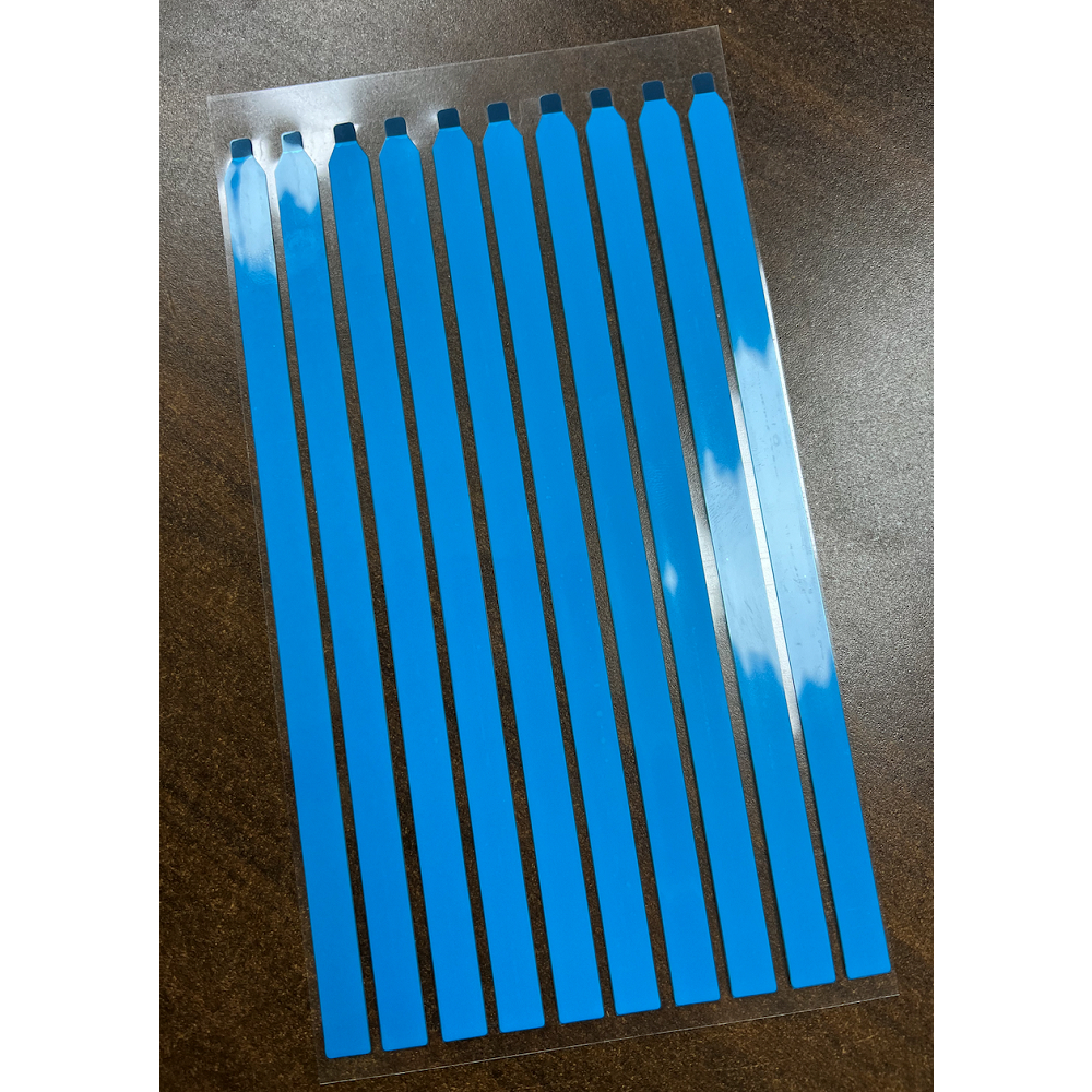 Screen Adhesive Strips 171*8*0.2mm 1 PAIR Slide Mount Tabs for Computer ...