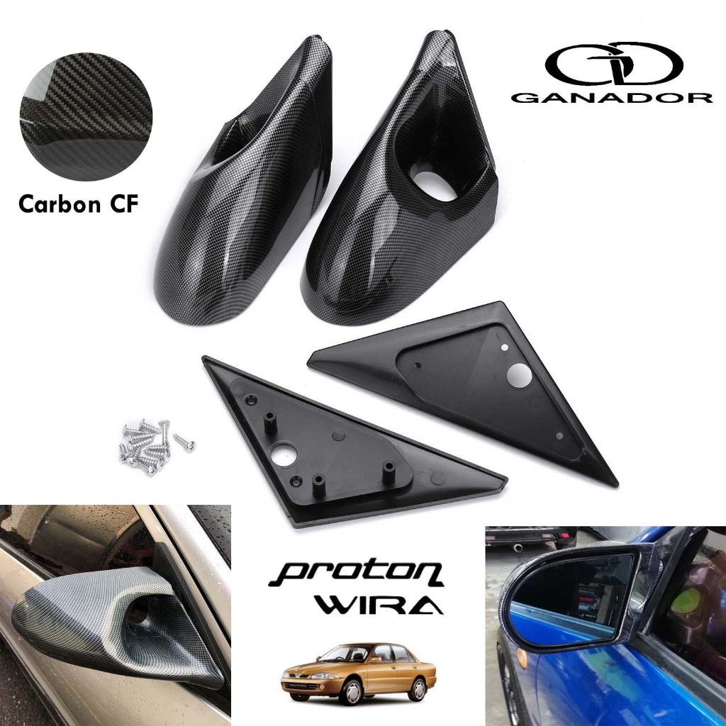 Ganador Proton Wira Side Mirror Ganador Evo Cf Look Wira Satria Arena Putra Cermin Sisi