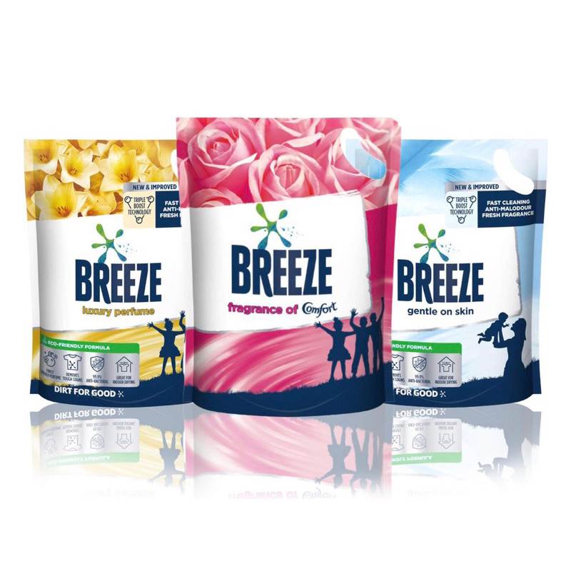 Breeze Liquid Detergent Refill (3.2kg) Shopee Malaysia