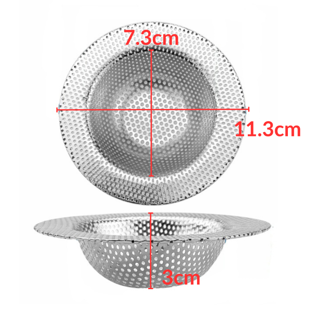 Stainless steel sink garbage strainer 11.5 CM / Tapis Sink Penapis Air