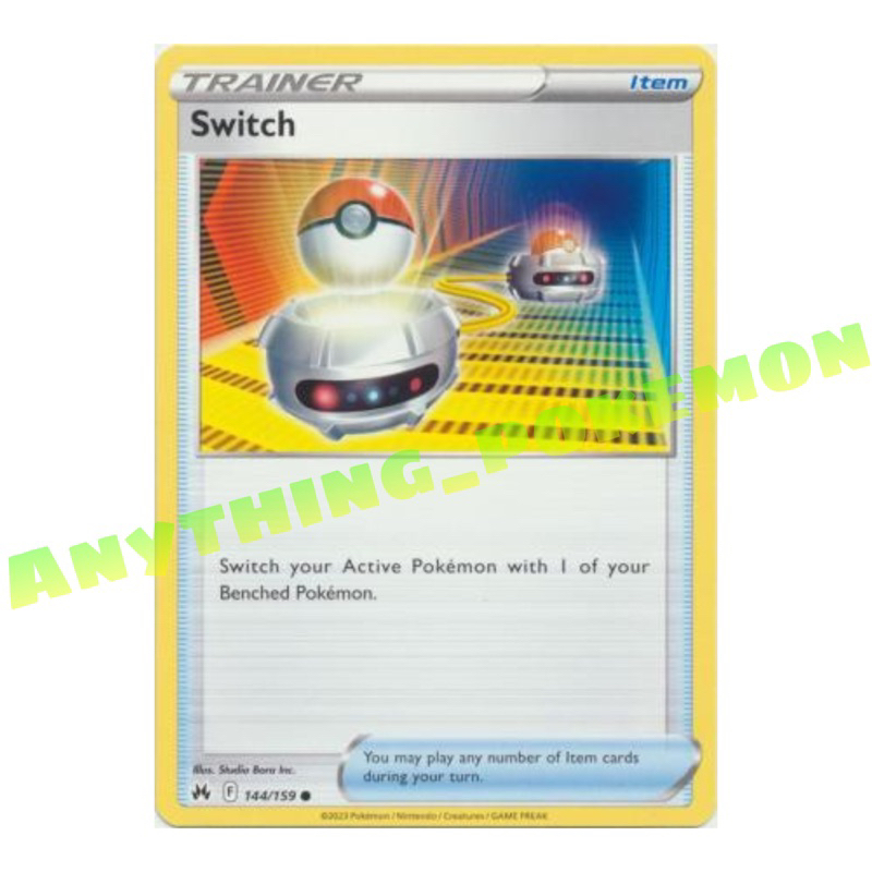 Pokemon Trainer Card - Switch  (147/168),(183/202),(67/73),(194/198),(144/159),(91/108) - NORMAL/REVERSE  HOLO | Shopee Malaysia