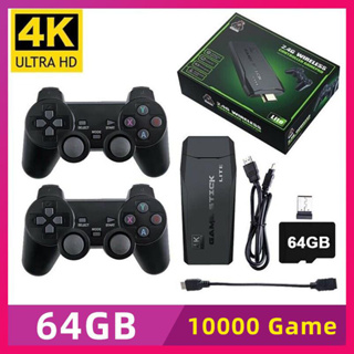 Gd10 Pro 4k Game Stick 3d Hd Portable Retro Video Game Console Wireless  Controllers Tv 50 Emulators 40000+ Games For Ps1/n64/dc