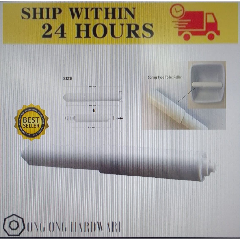 Toilet Roll Spindle Loaded Tissue Paper Holder Stretch Roller Shopee