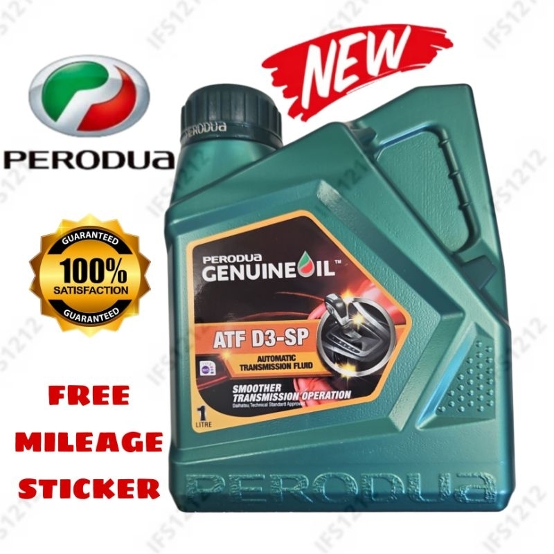 🇲🇾ORI NEW🔥 PERODUA AUTO OIL D3SP (GREEN) 1L BEZZA ALZA AXIA VIVA MYVI ...