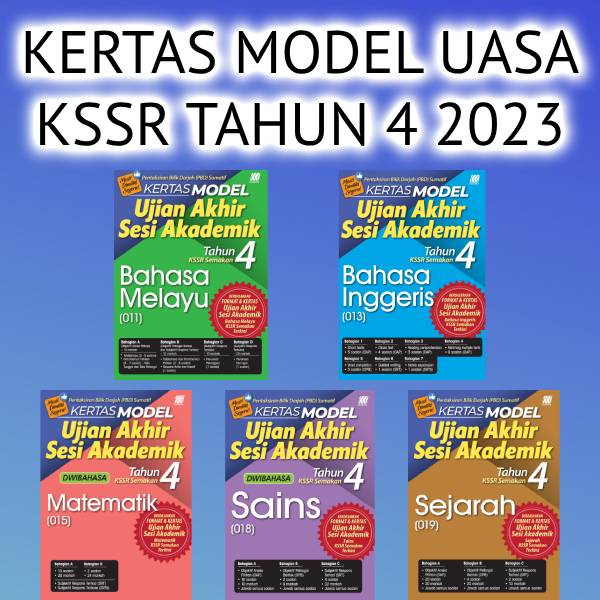 BUKU KERJA / LATIHAN 2023 KERTAS MODEL UASA KSSR TAHUN 4 | Shopee Malaysia