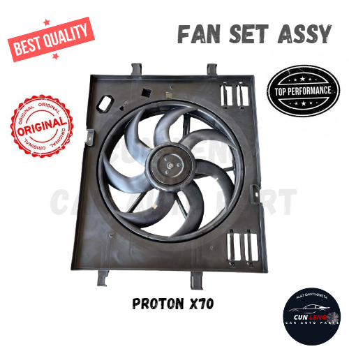 PROTON X70 / X50 AIR COND RADIATOR MOTOR FAN ASSY FULL SET MOTOR BLADE