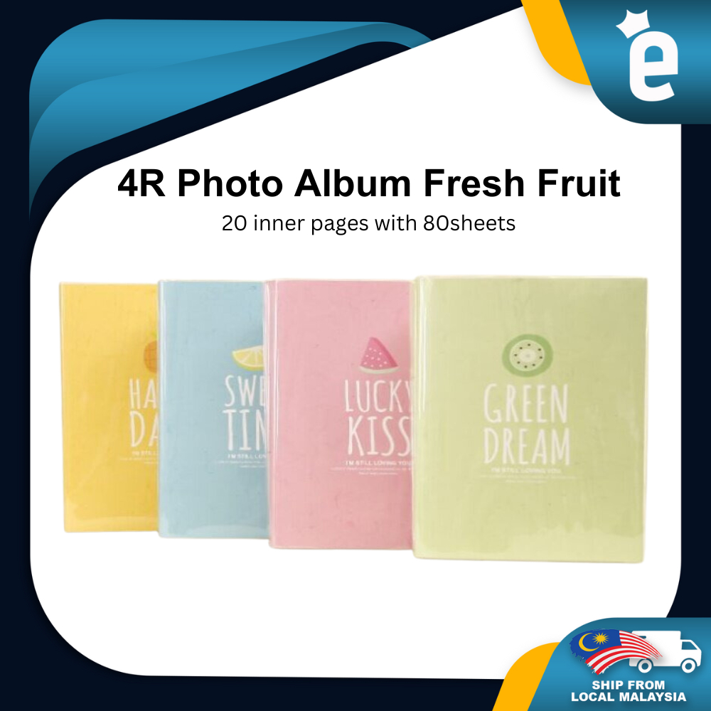 4R Photo Album Fresh Fruit Korea Design (80pcs) | Shopee Malaysia
