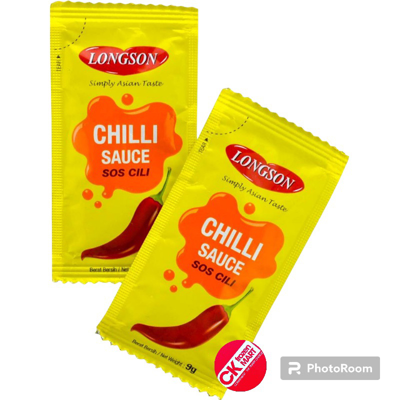 Longson Sos Cili Sachet 9g (50pcs) | Shopee Malaysia