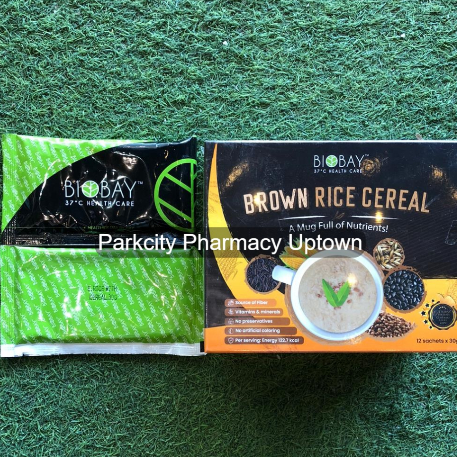 1 sachet of Biobay Brown Rice Cereal Sachets 30g (Fiber, High fiber