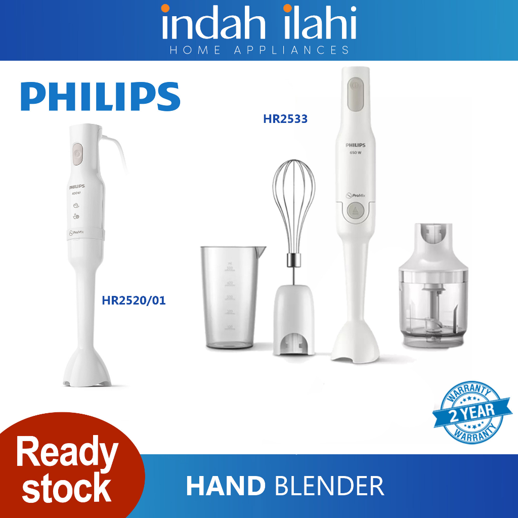Philips 650W ProMix Hand Blender HR2533/01 HR2543 HR2520/01 Shopee