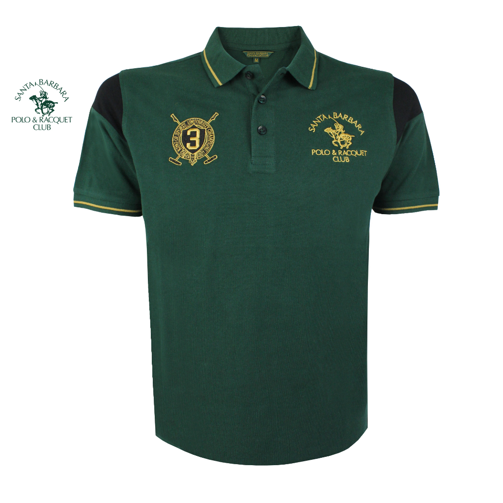 Santa Barbara Polo & Racquet Club Men's Polo Tee 09891-2302 | Shopee ...