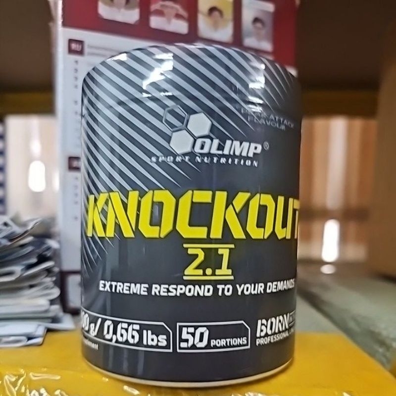 Clumpy powder Olimp Knockout 2.1 ( Pre Workout ) 50 serving energy