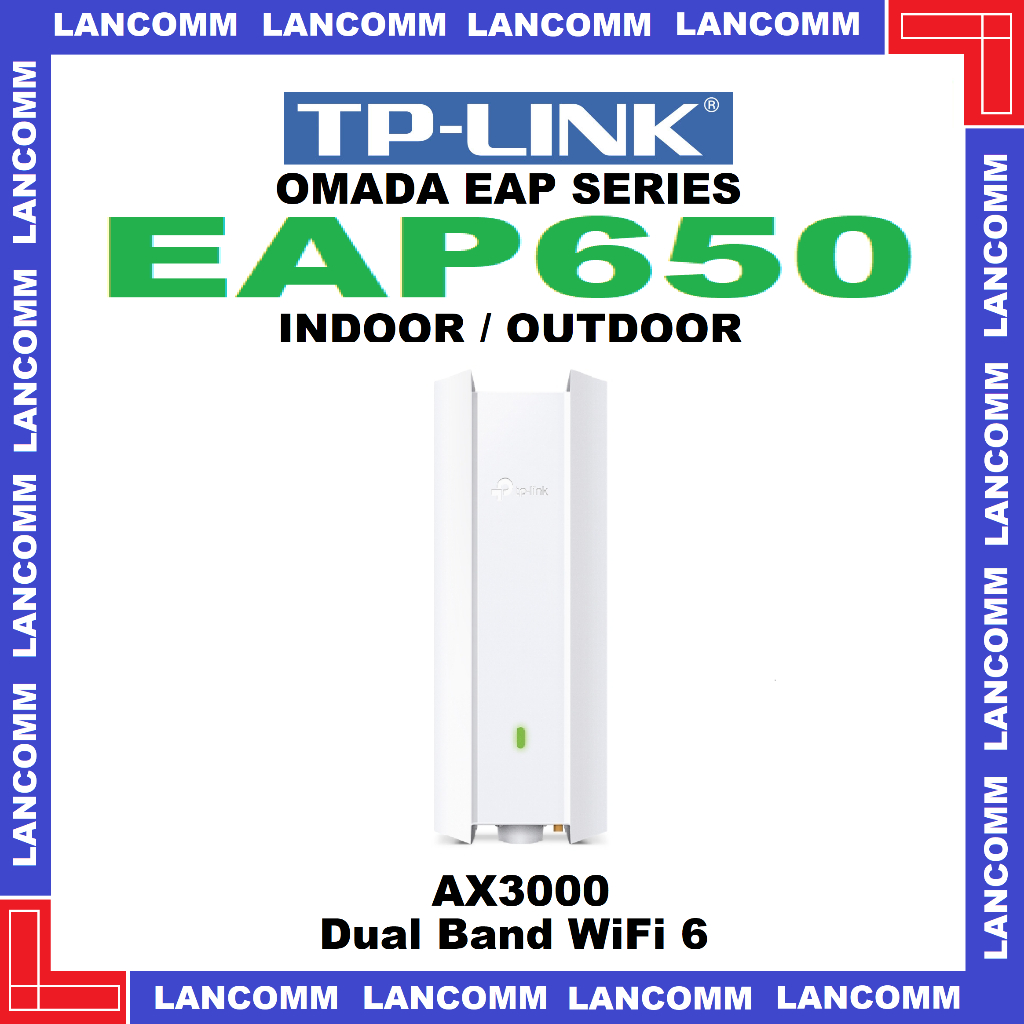TP-LINK EAP650 Outdoor AX3000 Indoor/Outdoor WiFi 6 Access Point EAP650 ...