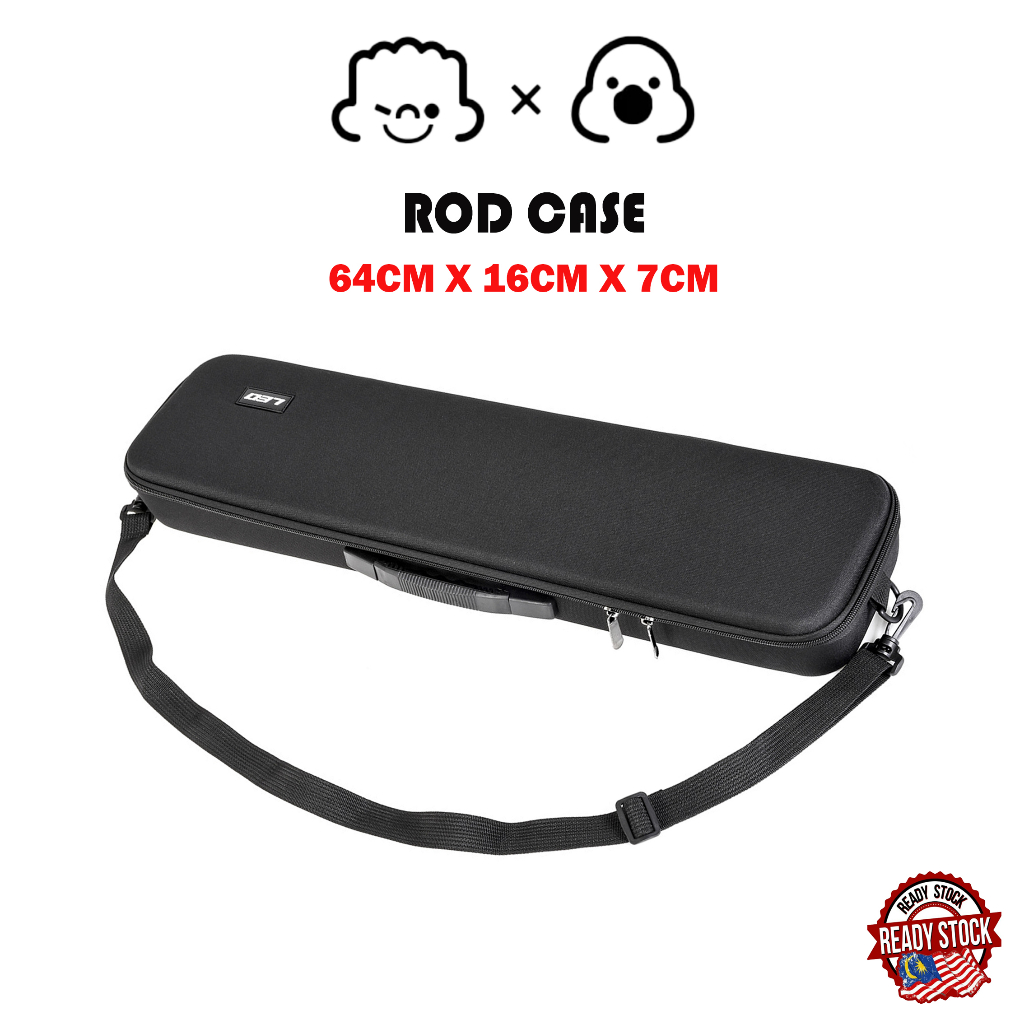 LEO 64CM Shockproof Waterproof Fishing Tackle Bag EVA Fishing Tackle