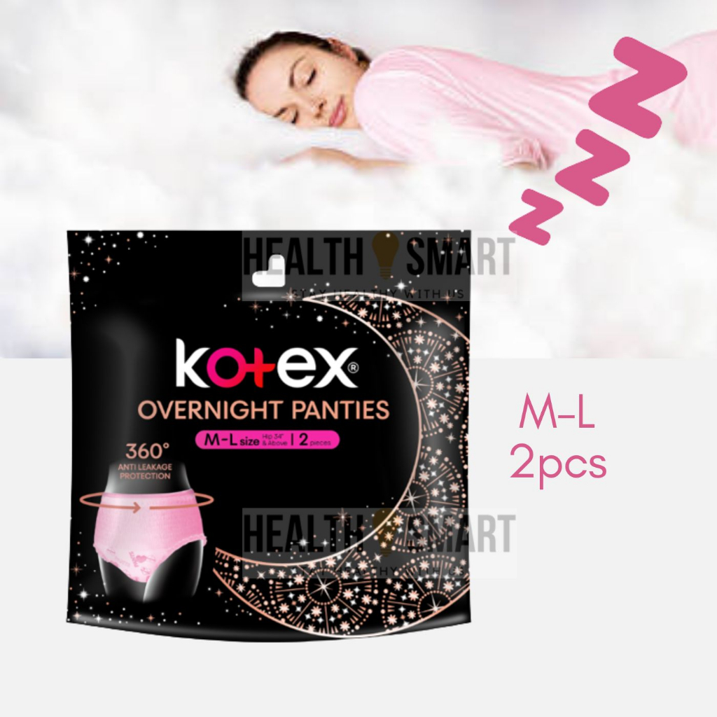 KOTEX Overnight Pants SM/ ML/ LXL/ Pad Seluar Bersalin/ Pad Pantang