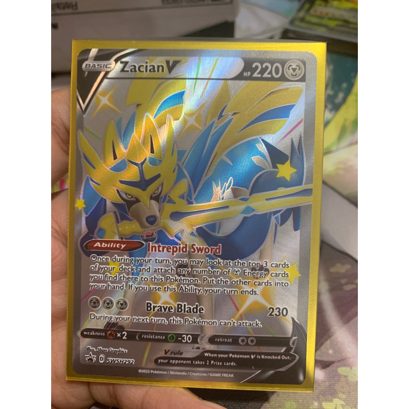 Pokemon Tcg - Zamanzenta Zacian v Promo shiny | Shopee Malaysia