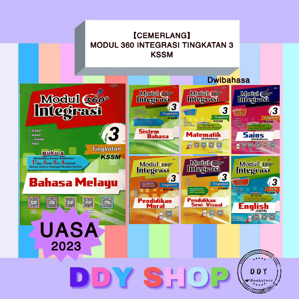 【Cemerlang】Modul 360 Integrasi Tingkatan 3 UASA KSSM 2023 Dwibahasa ...