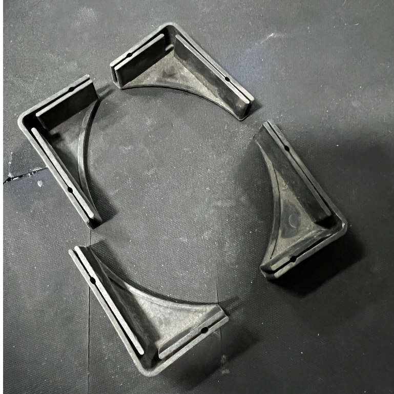 Plastic Foot Rubber Leg PVC Rubber Base For Boltless Rack To Prevent ...