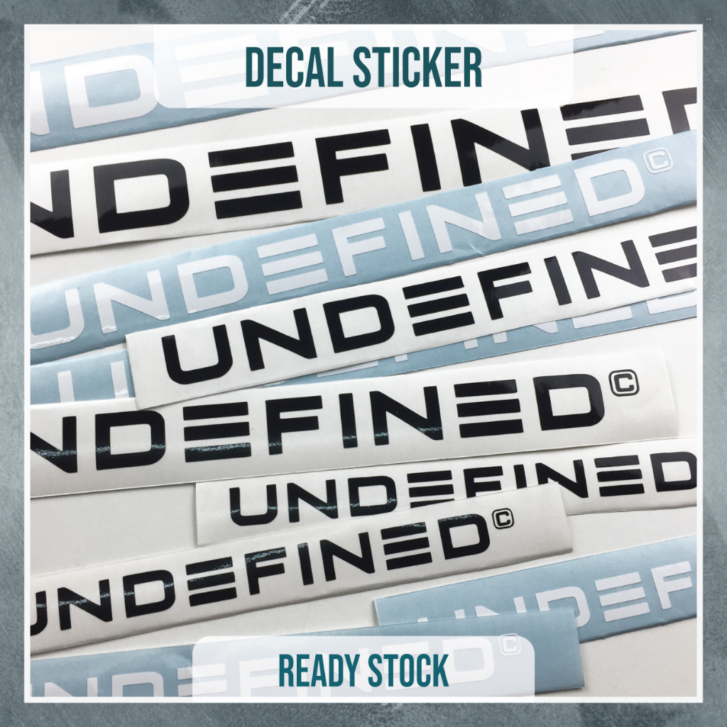 UNDEFINED STICKER KERETA | MOTOR | Shopee Malaysia