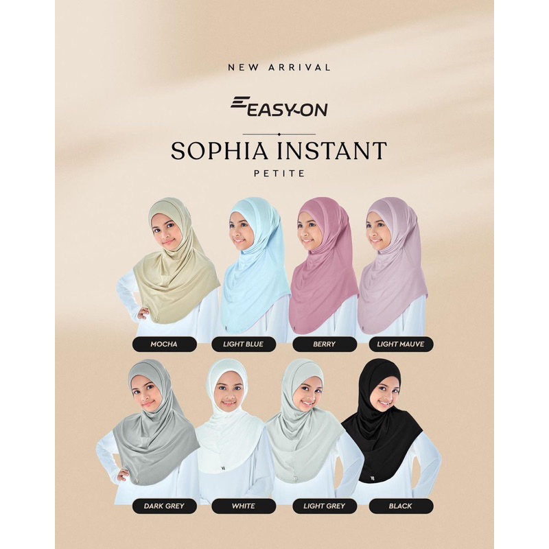 sophia instant naelofar hijab