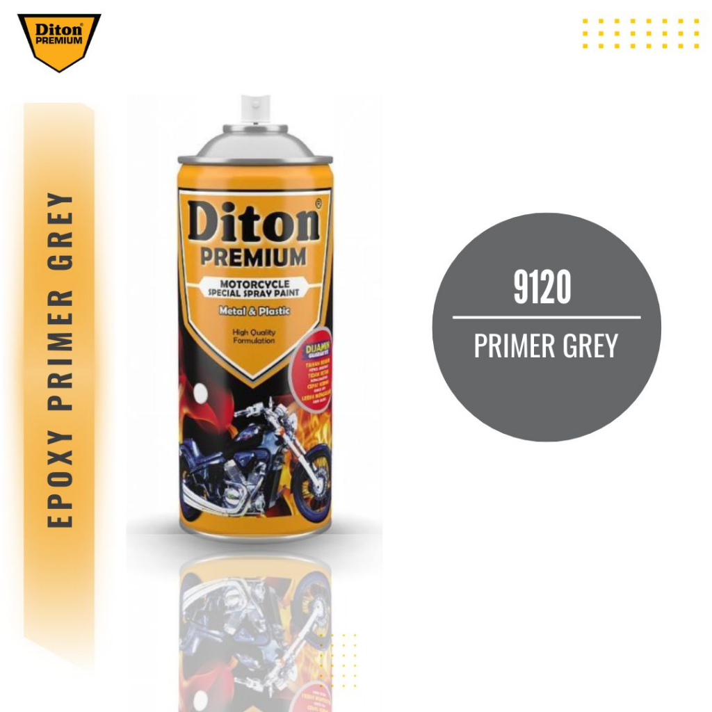 Diton Premium Primer Grey 9120 (400ml) Shopee Malaysia