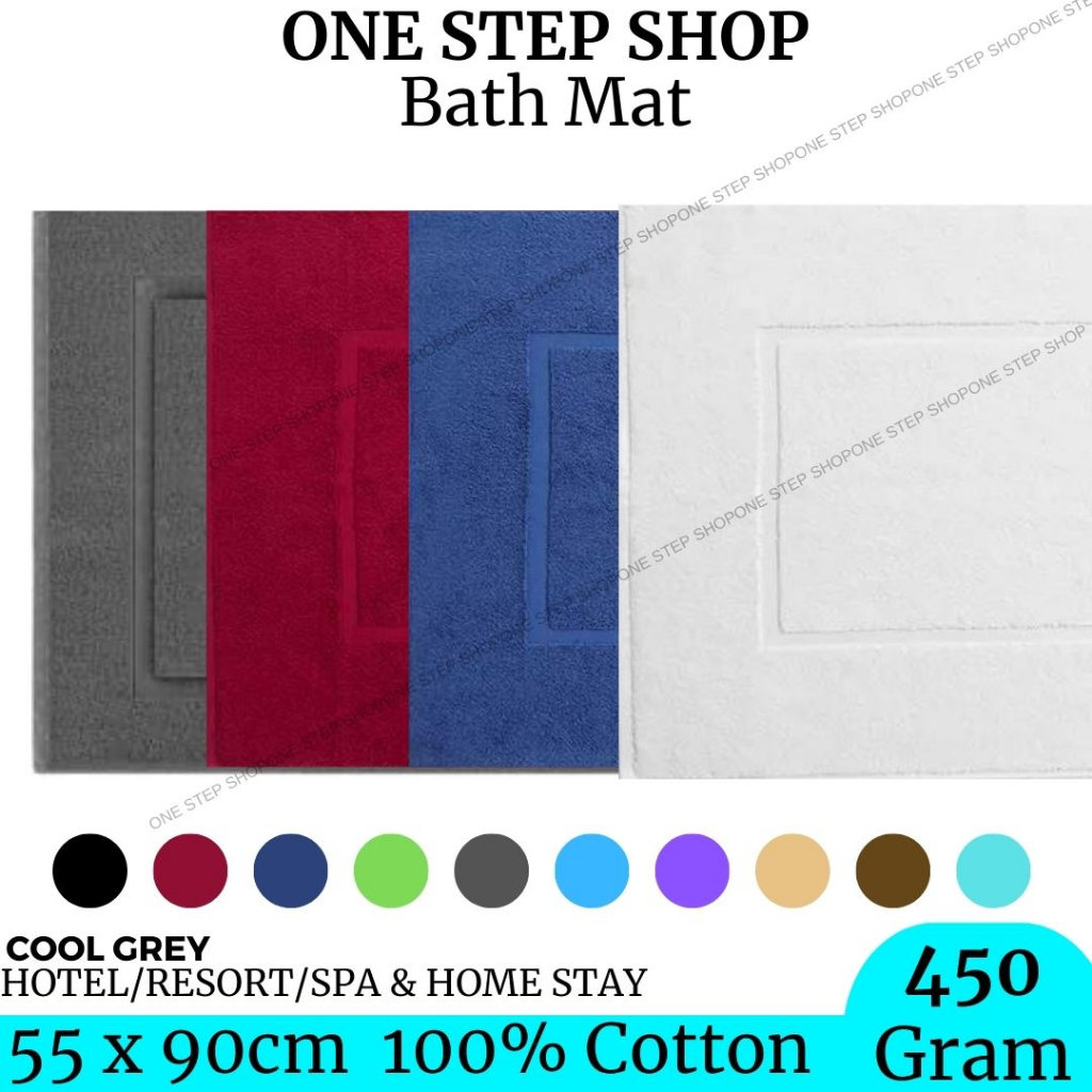Bath Mat Hotel Floor Towel Bathroom Carpet 100% Pure Cotton Bath Mat ...