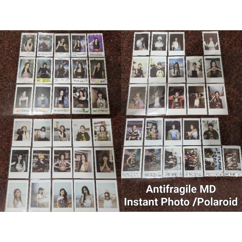 LE SSERAFIM Antifragile Instant Photo Polaroud Lesserafim Ssera
